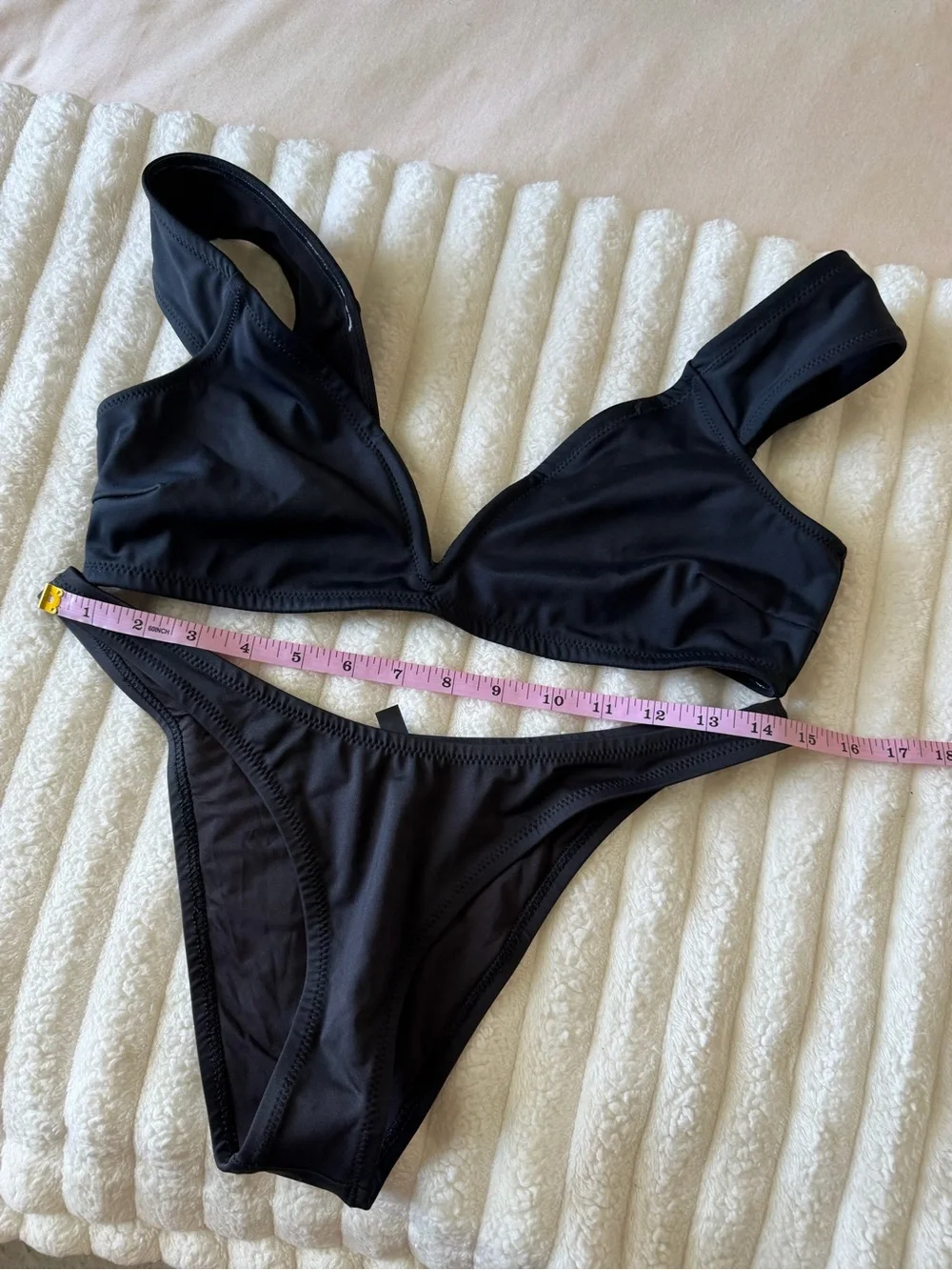 NWOT SKIMS Black Two-Piece Bikini Set